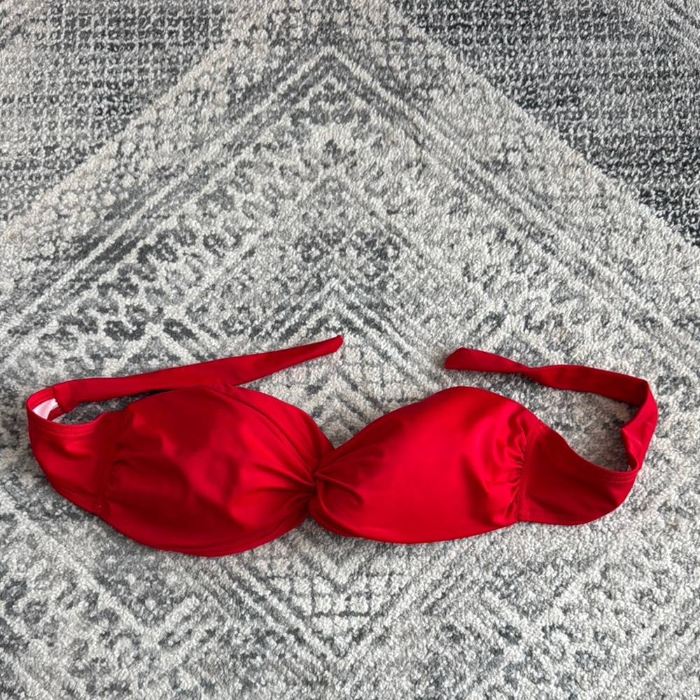 ASOS Red Bikini Top